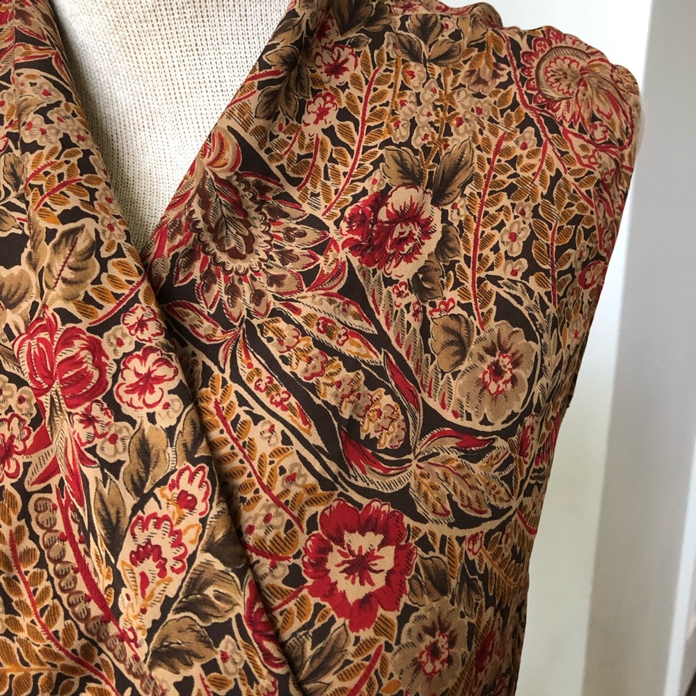 All Silk Dana Buchman Wrap Top